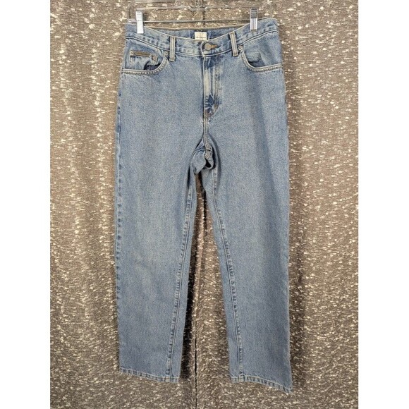 Vintage Calvin Klein Double Stone Wash Denim Jeans Low Rider Women's‎ Size 10 - Picture 1 of 10